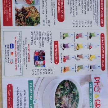 Pho & Grill - Menu - Vietnamese Near Me - Colorado Springs, Colorado Pho & Grill - Menu - Vietnamese Near Me - Colorado Springs, Colorado