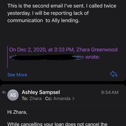 Ideal Image Tacoma - Emails showing lack of follow up and attempts to assist the customer