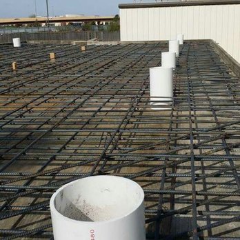 Aaron's Storm Shelters - Steel mats in the top of a safe room over 3 miles of rebar - General Contractors Near Me