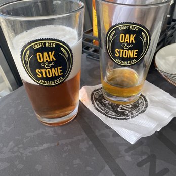 Oak and Stone - Purple Haze and Sea Quench Ale - Pizza Near Me - Naples, Florida Oak and Stone - Purple Haze and Sea Quench Ale - Pizza Near Me - Naples, Florida