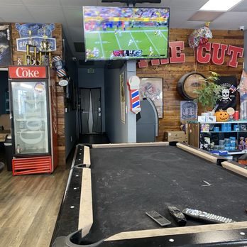 The Cut Barbershop - Getting a nice cut while watching the Sunday NFL game...doesn't get better than this! - Barbers Near Me - Bellflower, California The Cut Barbershop - Getting a nice cut while watching the Sunday NFL game...doesn't get better than this! - Barbers Near Me - Bellflower, California