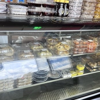 Alvand Bakery - One of two display cases for sweets and baked goods. The baked goods, including Baklava, were sold out by the time I got there. - Bakeries Near Me - Houston, Texas