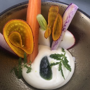 Beckon - Creme fraiche and summer vegetables - New American Near Me - Denver, Colorado Beckon - Creme fraiche and summer vegetables - New American Near Me - Denver, Colorado