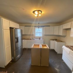 CGR Construction - Throwback to the first kitchen install done for a client in Freeport
