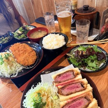 Kagura - Pork loin katsu and beef sando - Japanese Near Me - Costa Mesa, California
