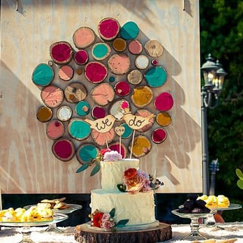 Simply Sweet Cakery - Rustic Wedding dessert table and cake by Simply Sweet Cakery - Bakeries Near Me - Costa Mesa, California