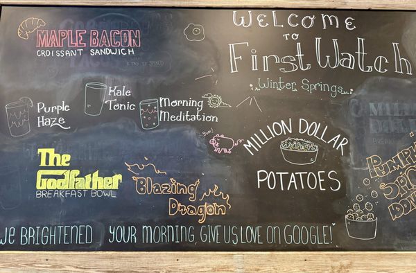 Menu photo 1 First Watch Winter Springs, FL Menu photo 1 First Watch Winter Springs, FL
