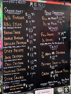 Menu photo 2 The Tilted Stick San Diego, CA Menu photo 2 The Tilted Stick San Diego, CA