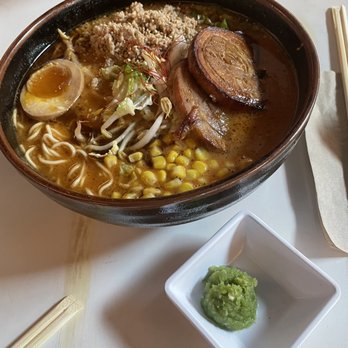 Ramen Tatsu-Ya - Spivey pork ramen with extra noodles, extra pork and the Japanese bomb (jalapeño, yuzu - delish) - Ramen Near Me - Austin, Texas Ramen Tatsu-Ya - Spivey pork ramen with extra noodles, extra pork and the Japanese bomb (jalapeño, yuzu - delish) - Ramen Near Me - Austin, Texas