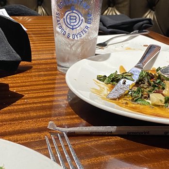 Brigantine - Emply water and Pepsi glasses - Seafood Near Me - San Diego, California Brigantine - Emply water and Pepsi glasses - Seafood Near Me - San Diego, California