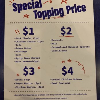ZUBU - Downtown - Menu - Ramen Near Me - Vancouver, British Columbia
