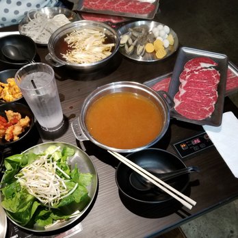 Shabuya - Stuffs ready to jump in the pool. The Enoki mushrooms already did! - Hot Pot Near Me - Honolulu, Hawaii