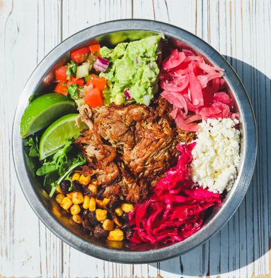 Photo of Poppo's Taqueria - Anna Maria, FL, US. a bowl of mexican food