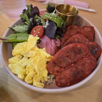 Breezy - Longanisa Breakfast Bowl - Breakfast & Brunch Near Me - San Juan Capistrano, California