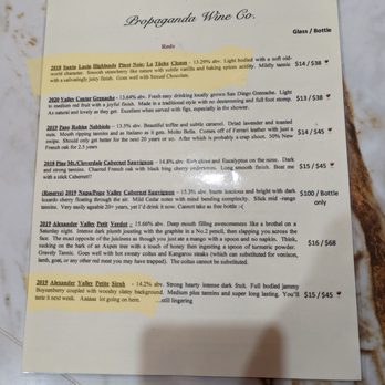 Propaganda Wine - Red wines. - Wine Tasting Room Near Me - Vista, California