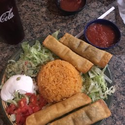 Crispy corn tortillas with seasoned chicken and beef. Yes please. Crispy corn tortillas with seasoned chicken and beef. Yes please.