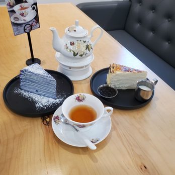 Prince Tea House - Brown Sugar Boba Mille Crpes Cake & Purple Yam Mille Crpes Cake - Desserts Near Me - Forest Hills, New York Prince Tea House - Brown Sugar Boba Mille Crpes Cake & Purple Yam Mille Crpes Cake - Desserts Near Me - Forest Hills, New York