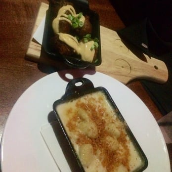 Batch - Gnocchi Mac and cheese an lobster fritters - American Near Me - Miami, Florida