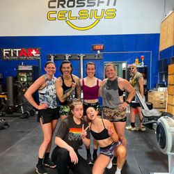 CrossFit Celsius - My friends and I after a Saturday team workout.