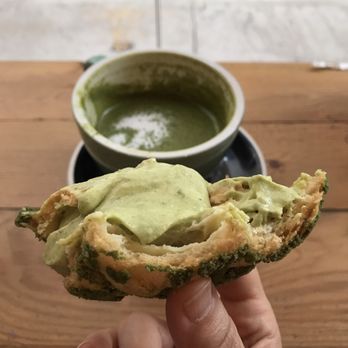 Bibble & Sip - Matcha cream puff was my favorite - Coffee & Tea Near Me - New York, New York