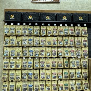 Buc-ee’s - Wall of jerky - Gas Stations Near Me - Smiths Grove, Kentucky Buc-ee’s - Wall of jerky - Gas Stations Near Me - Smiths Grove, Kentucky