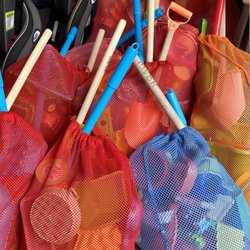 MV Baby Rent - Big Fun Bag of Beach Toys for rent