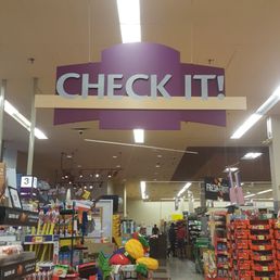 Self check out area Self check out area