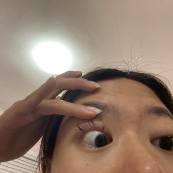 Brow n’ Lash - my left eye on Saturday night ( I got them done on Tuesday ) - Eyelash Service Near Me - Brooklyn, New York Brow n’ Lash - my left eye on Saturday night ( I got them done on Tuesday ) - Eyelash Service Near Me - Brooklyn, New York