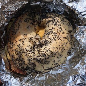 Hot Bagels - the inside of a bagel wrapped in foil - Bagels Near Me - Brooklyn, New York Hot Bagels - the inside of a bagel wrapped in foil - Bagels Near Me - Brooklyn, New York