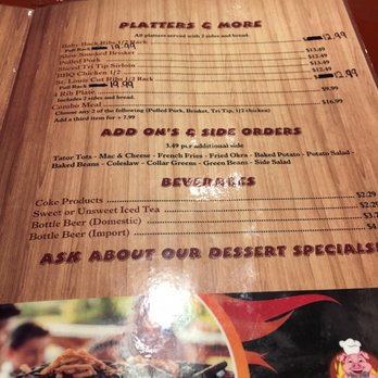 Graham's Smokehouse - Menu page 2 of 2 - Smokehouse Near Me - Cape Canaveral, Florida Graham's Smokehouse - Menu page 2 of 2 - Smokehouse Near Me - Cape Canaveral, Florida
