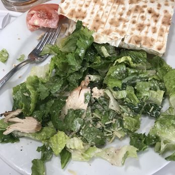 Lemon Leaf Cafe - This is half of the Caesar salad chicken wrap. Two small little pieces of thin sliced chicken. - Bakeries Near Me - Palmdale, California Lemon Leaf Cafe - This is half of the Caesar salad chicken wrap. Two small little pieces of thin sliced chicken. - Bakeries Near Me - Palmdale, California