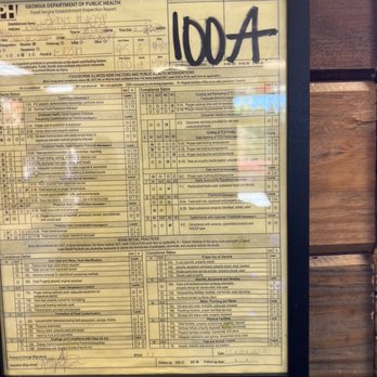 Arby's - Health score 100 3/2023 - Fast Food Near Me - Atlanta, Georgia