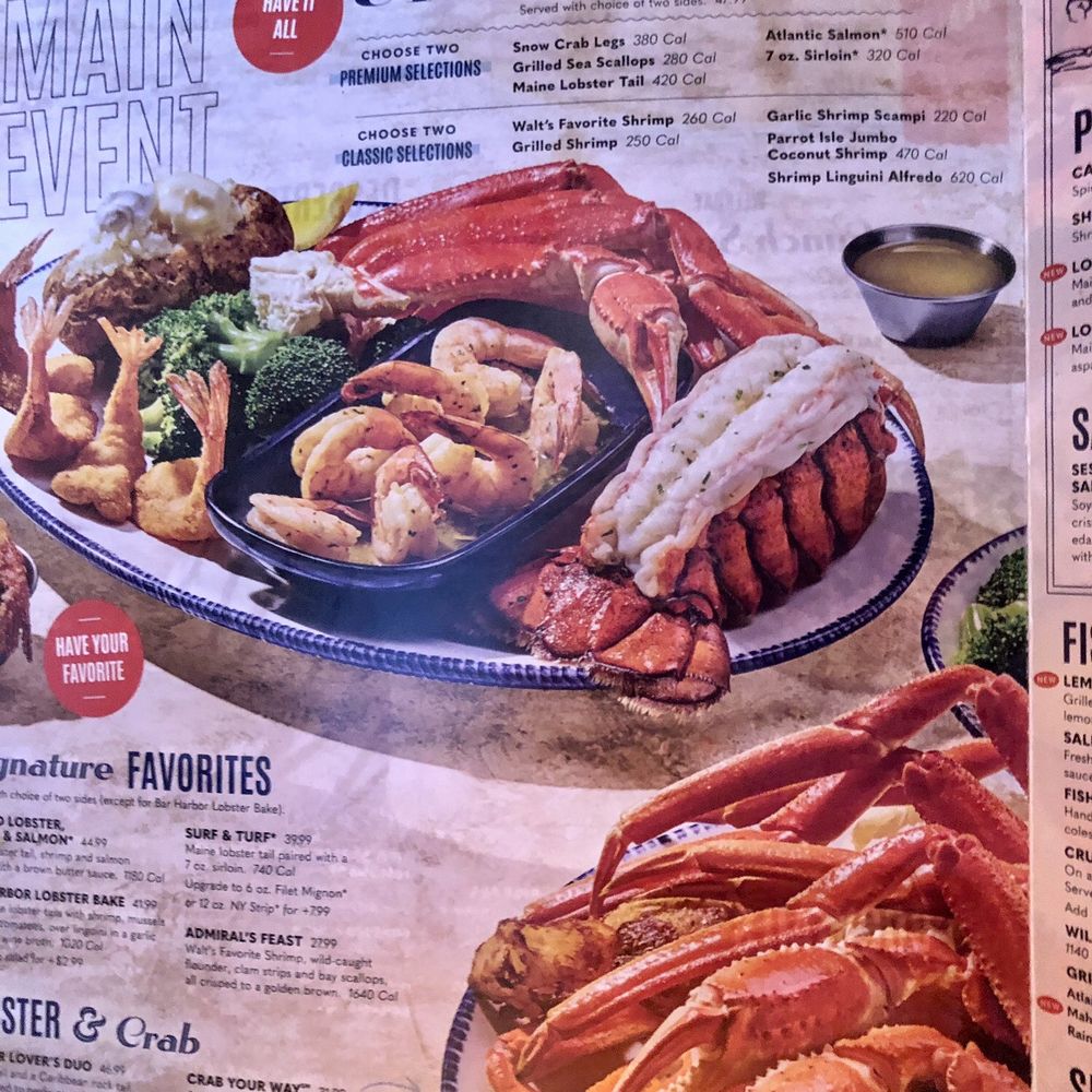 Red Lobster - Menu - Seafood Near Me - Visalia, California Red Lobster - Menu - Seafood Near Me - Visalia, California