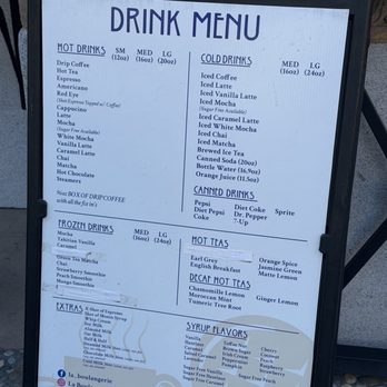 La Boulangerie - Drink Menu - Bakeries Near Me - Fresno, California