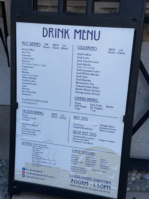 Menu photo 1 La Boulangerie Fresno, CA
