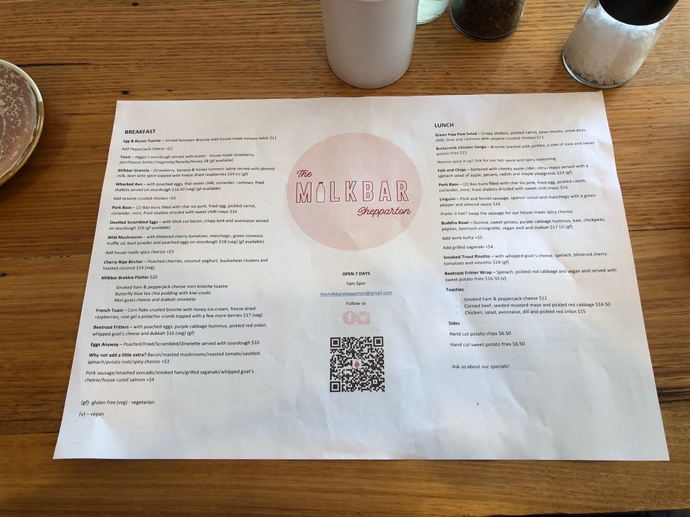 THE MILK BAR Updated June 2024 Shepparton Victoria, Australia