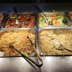Jade Buffet - Noodles, fried rice, veggies