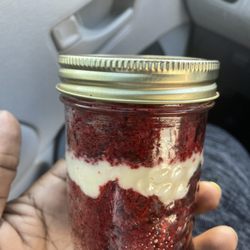 Blue Velvet Cupcakes - Cake in Jar @($9) 02/22