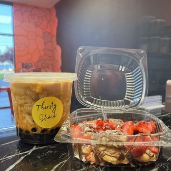 Thirsty Shack - Brown sugar milk tea and mini pancakes - Bubble Tea Near Me - Nampa, Idaho Thirsty Shack - Brown sugar milk tea and mini pancakes - Bubble Tea Near Me - Nampa, Idaho