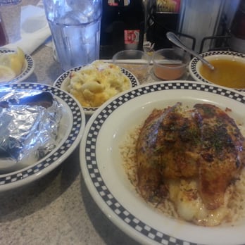 Cafe South - Flounder stuffed w/ imi. crab meat, baked sweet pot. & mac & cheese. Sauce to top flounder..used sparingly. Fish was just ok :( - Breakfast & Brunch Near Me - Charlotte, North Carolina Cafe South - Flounder stuffed w/ imi. crab meat, baked sweet pot. & mac & cheese. Sauce to top flounder..used sparingly. Fish was just ok :( - Breakfast & Brunch Near Me - Charlotte, North Carolina