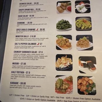 Daikon Vegan Sushi  - Menu - Vegan Near Me - Las Vegas, Nevada