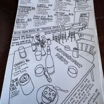 The Laundromat - Menu - Pizza Near Me - San Francisco, California