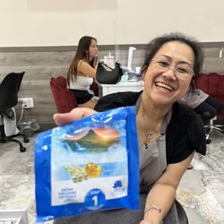 Top Coat Nail Bar - My Jade is spoiling me with her luxury prdicure. Very relaxing, smells delicious, and going to make me vacay ready! Thank you Jade!!