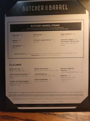 Menu photo 7 Butcher and Barrel Sacramento, CA Menu photo 7 Butcher and Barrel Sacramento, CA