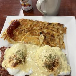 Corned beef Benedict Corned beef Benedict