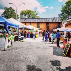 Lithonia Farmers Market - Lithonia Farmer market vendors and customer enjoying the sunshine!
