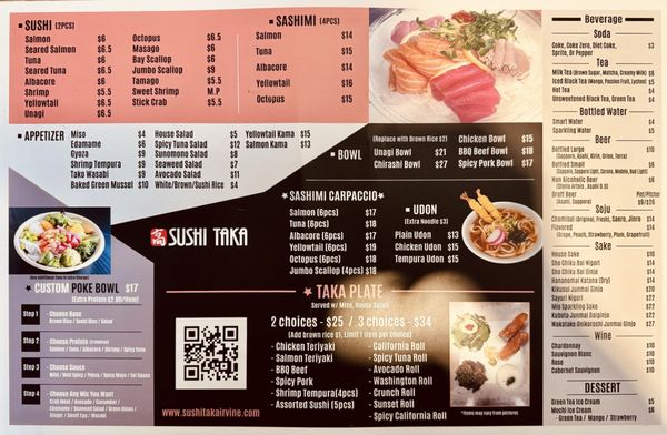 Menu photo 2 Sushi Taka Irvine, CA Menu photo 2 Sushi Taka Irvine, CA