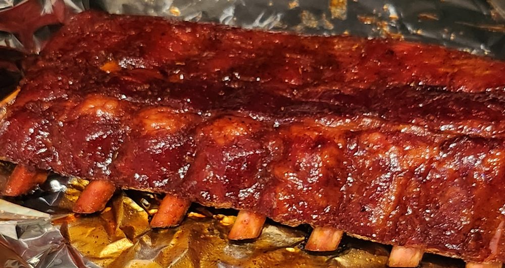 Food from Pink Pig BBQ