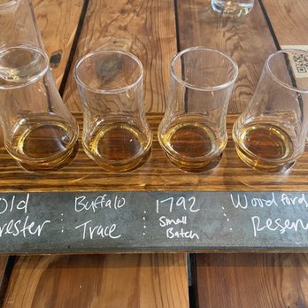 Whiskey Cake - BOURBON FLIGHT / $16 Old Forester, Elijah Craig Small Batch, 1792 Small Batch, Woodford Reserve - New American Near Me - Irving, Texas Whiskey Cake - BOURBON FLIGHT / $16 Old Forester, Elijah Craig Small Batch, 1792 Small Batch, Woodford Reserve - New American Near Me - Irving, Texas
