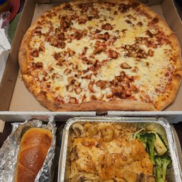 Chicken parmigiana pizza, chicken marsala pasta Chicken parmigiana pizza, chicken marsala pasta